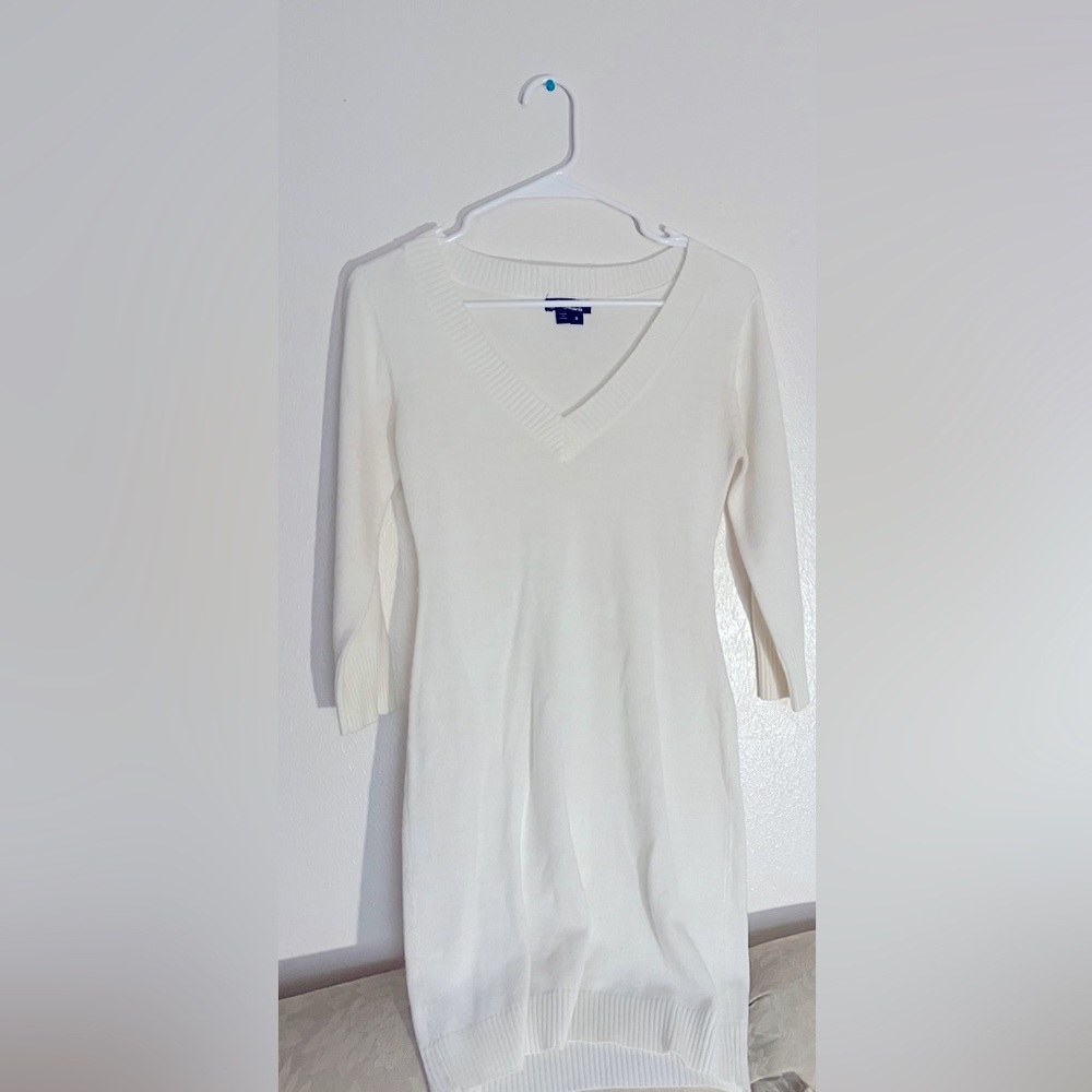 White Sweater Dress
